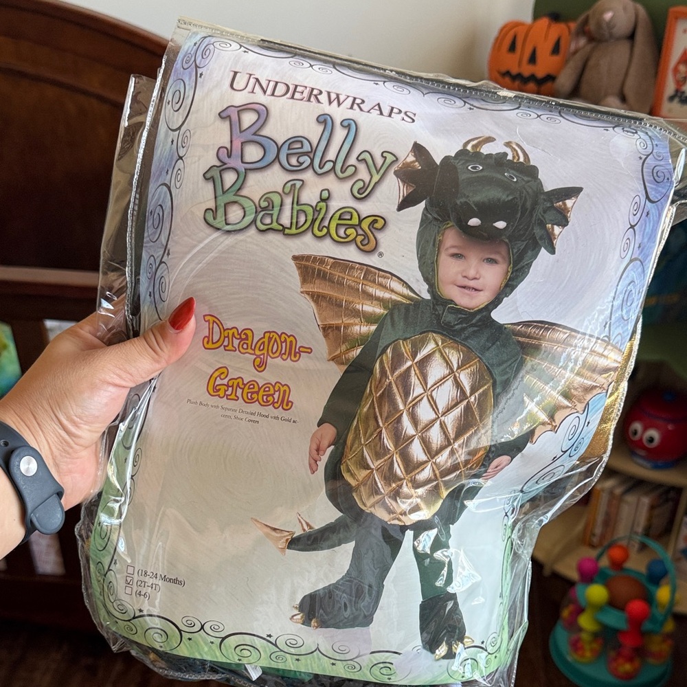 Belly Babies Dragon Costume - Green